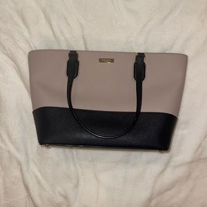 Rose and Black Kate Spade Tote